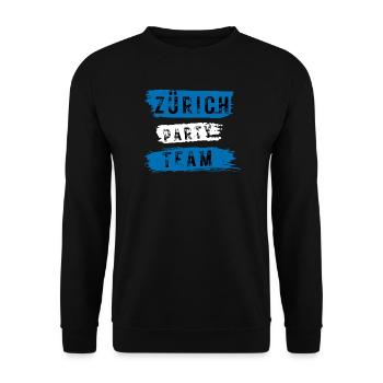Équipe du Parti de Zurich - Sweat-shirt Unisexe - noir - Devant - Alina (178cm) & Michal (187cm)