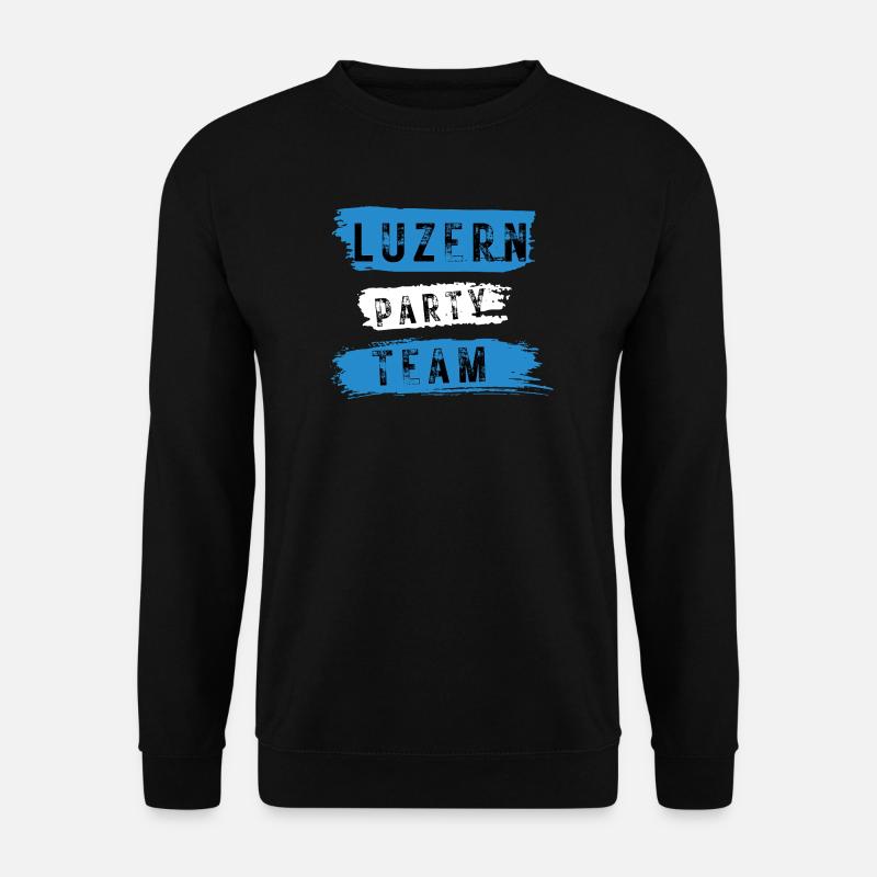 Luzern Party Team - Unisex Pullover - Schwarz