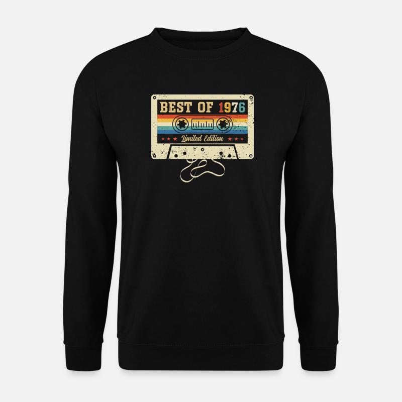 Best Of 1976 50th Birthday - Unisex Pullover - Schwarz