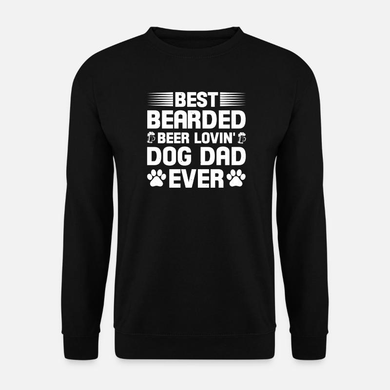 Bearded Beer lovin dad - Unisex Sweatshirt - black