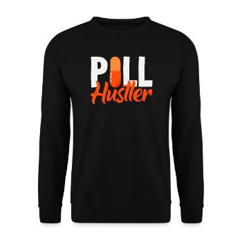 Apotheker Pharmazeutisch-technischer - Unisex Pullover - Schwarz - Vorne - Alina (178cm) & Michal (187cm)