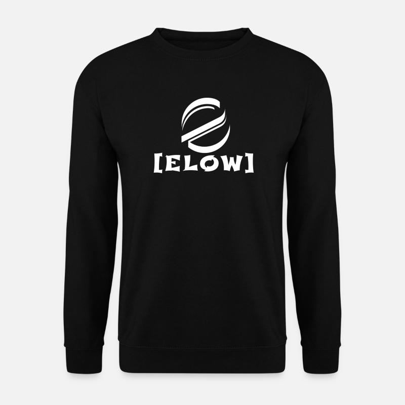 Logo mit Schriftzug - Unisex Pullover - Schwarz