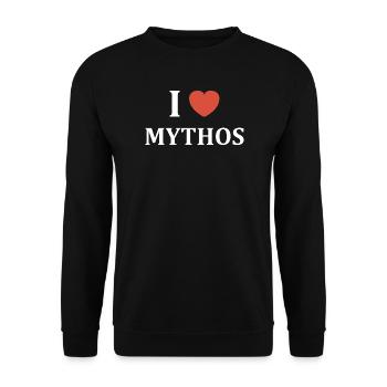 Mythos - Unisex Pullover - Schwarz - Vorne - Alina (178cm) & Michal (187cm)