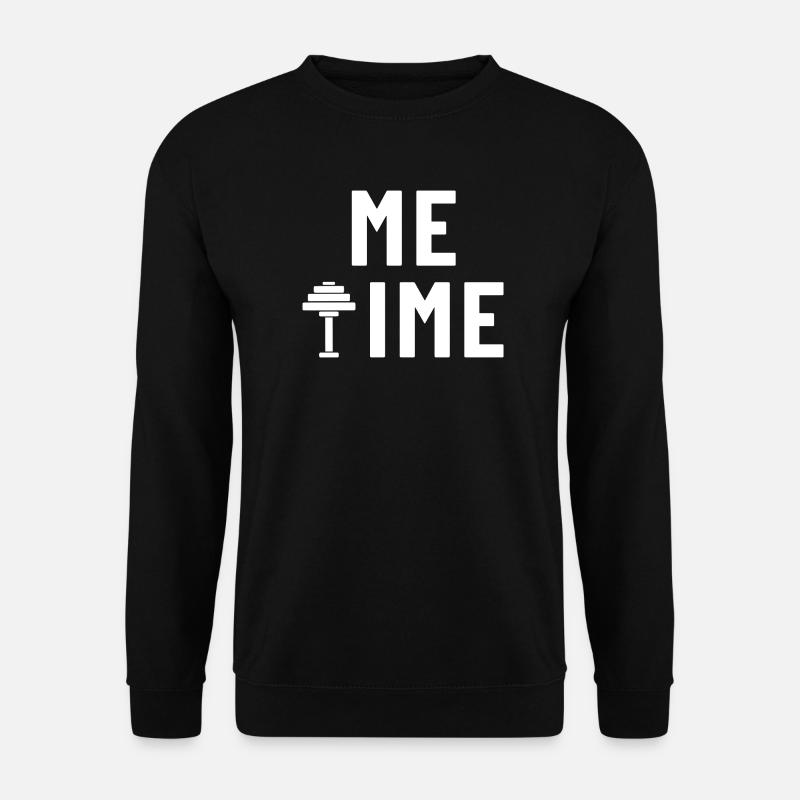 Me Time Dumbbell Gym - Unisex Sweatshirt - black