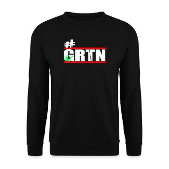 Jardin - Jardiniers - Jardinage - GRTN - Sweat-shirt Unisexe - noir - Devant - Alina (178cm) & Michal (187cm)