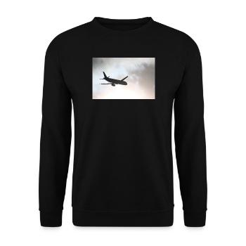 Das Phantom am Himmel - Unisex Pullover - Schwarz - Vorne - Alina (178cm) & Michal (187cm)