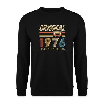 50e anniversaire 50e anniversaire Original 1976 - Sweat-shirt Unisexe - noir - Devant - Alina (178cm) & Michal (187cm)