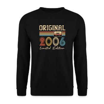 20e anniversaire 20e anniversaire Original 2006 - Sweat-shirt Unisexe - noir - Devant - Alina (178cm) & Michal (187cm)
