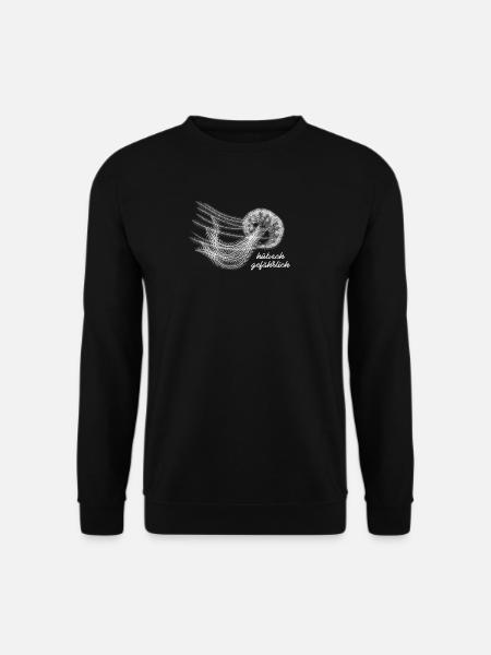 Hübsch Gefährlich – Helle Quallen Illustration - Unisex Sweatshirt - black