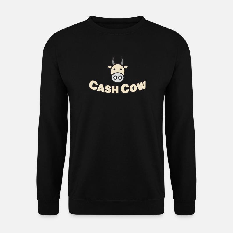 CASH COW - Unisex Pullover - Schwarz