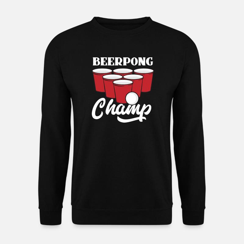 Beerpong Champion - Unisex Pullover - Schwarz