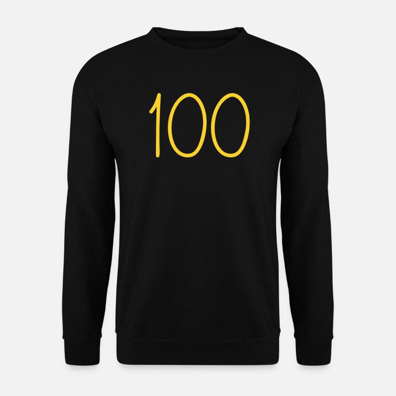 100 - Unisex Sweatshirt - black