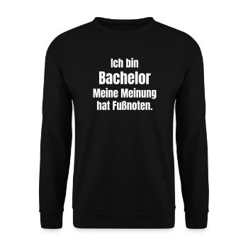 Je suis célibataire, mon avis en bas de page - Sweat-shirt Unisexe - noir - Devant - Alina (178cm) & Michal (187cm)