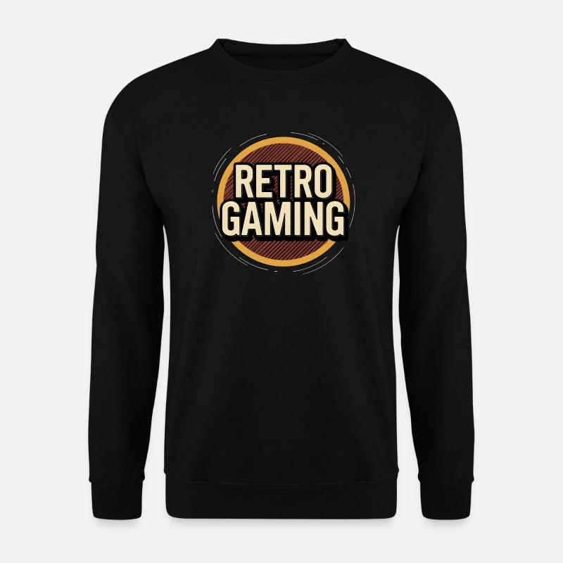 Retro Gaming - Unisex Pullover - Schwarz