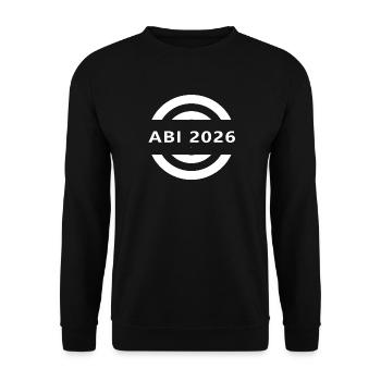 Abi 2026 - Unisex Pullover - Schwarz - Vorne - Alina (178cm) & Michal (187cm)