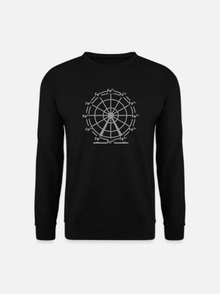 Eiseneisen-Fe2+-Ionenchemie-Wissenschaftsdesign - Unisex Pullover - Schwarz