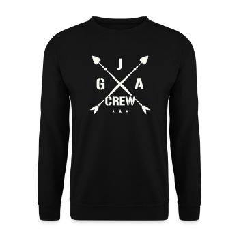 Bachelor Crew Enterrement de vie de garçon - Sweat-shirt Unisexe - noir - Devant - Alina (178cm) & Michal (187cm)