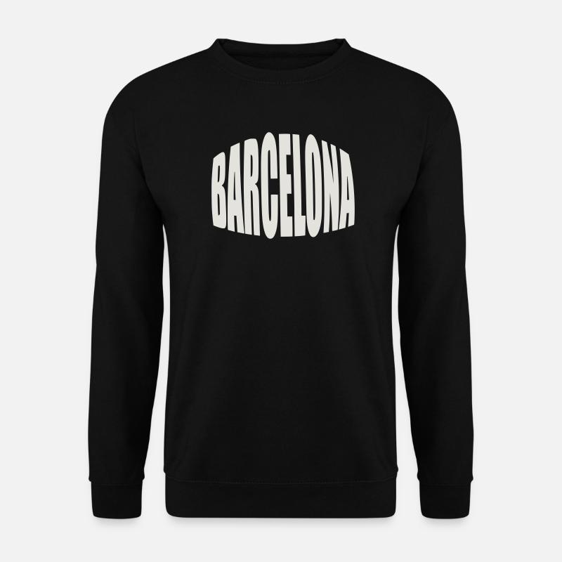 Barcelona Large Logo - Unisex Sweatshirt - black