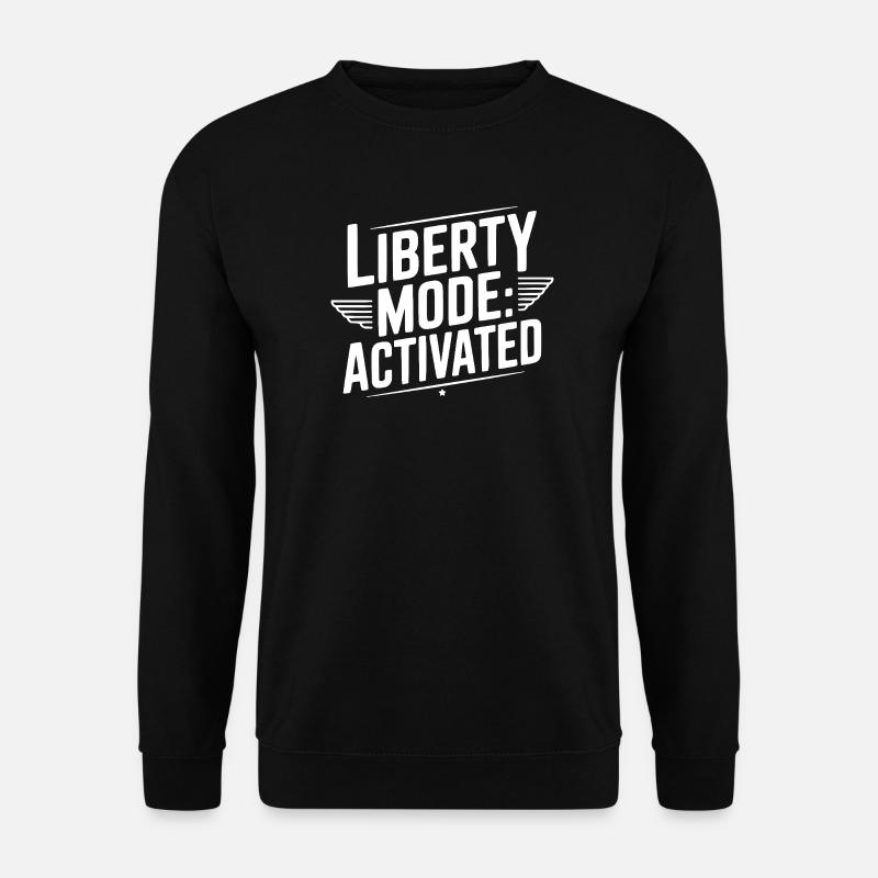 Liberty Mode: Activated - Unisex Sweatshirt - black