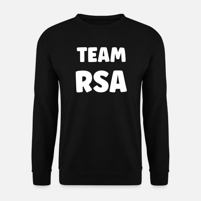 Team RSA Block Schwarz-Weiß - Unisex Pullover - Schwarz