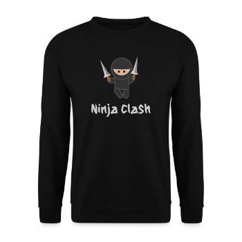 Ninja Fight Sport MMA - Unisex Pullover - Schwarz - Vorne - Alina (178cm) & Michal (187cm)