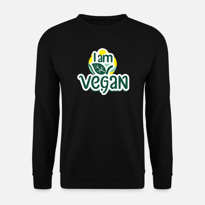 Ich bin Veganer. - Unisex Pullover - Schwarz
