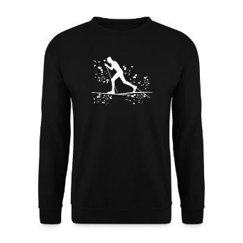 Ski de fond Ski de fond - Sweat-shirt Unisexe - noir - Devant - Alina (178cm) & Michal (187cm)