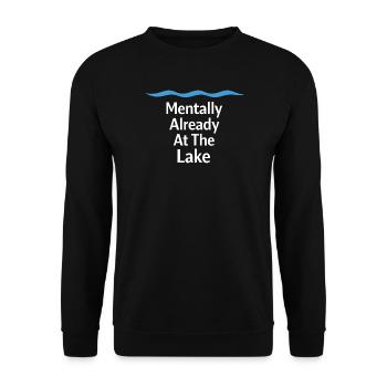 See-wochenende Countdown Zu See-tagen - Unisex Pullover - Schwarz - Vorne - Alina (178cm) & Michal (187cm)