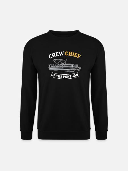 Pontoon Party Pontoon Crew Pontoon Boat - Unisex Sweatshirt - black