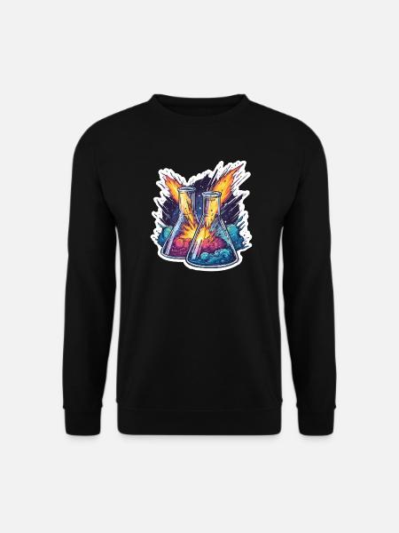 Lab Geek Bildungsquadrantid Meteorstrom-Erlebnis - Unisex Pullover - Schwarz