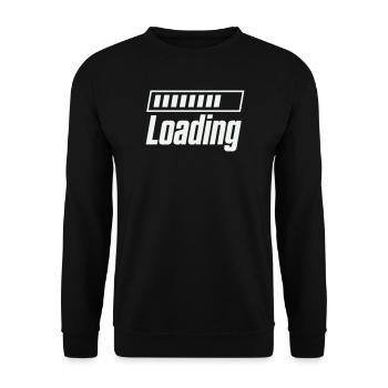 Chargement de la barre de chargement - Sweat-shirt Unisexe - noir - Devant - Alina (178cm) & Michal (187cm)