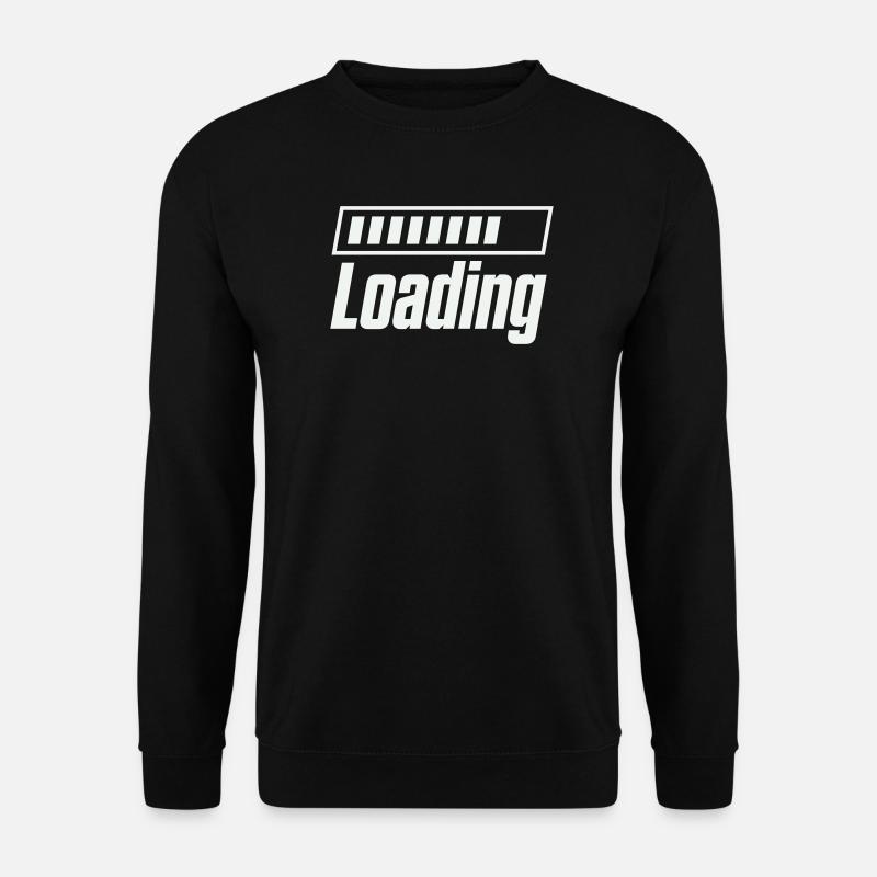 Loading Ladebalken - Unisex Pullover - Schwarz