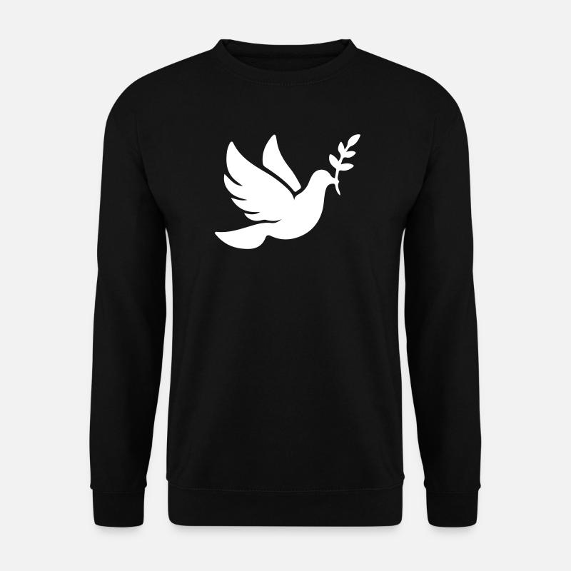 Taube Frieden Glaube - Unisex Pullover - Schwarz
