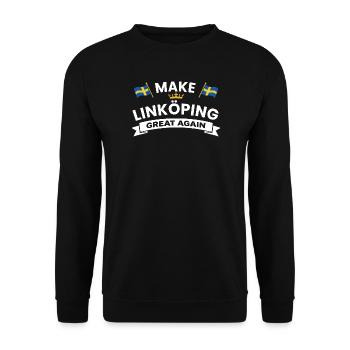 Linköping Stronger cohesion - Unisex Sweatshirt - black - Front - Alina (178cm) & Michal (187cm)