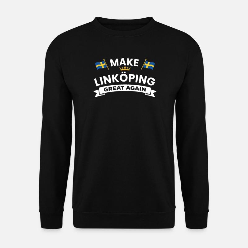 Linköping Stärkere Kohäsion - Unisex Pullover - Schwarz