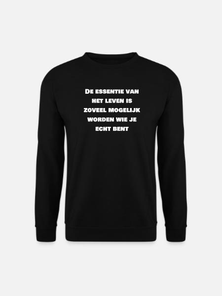 Truly Yourself Life Essence - Unisex Sweatshirt - black