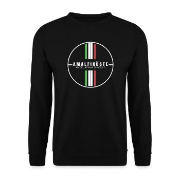 Amalfi Coast Coordinates - Unisex Sweatshirt - black - Front - Alina (178cm) & Michal (187cm)