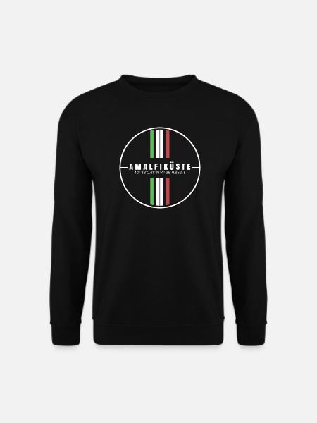 Amalfi Coast Coordinates - Unisex Sweatshirt - black