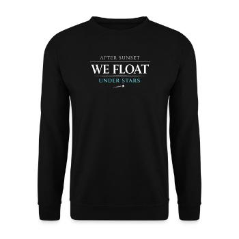 Navigation de nuit avec - Sweat-shirt Unisexe - noir - Devant - Alina (178cm) & Michal (187cm)