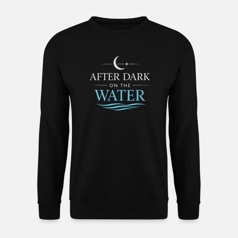 Night boating with - Unisex Sweatshirt - black