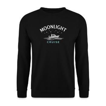 Navigation de nuit avec - Sweat-shirt Unisexe - noir - Devant - Alina (178cm) & Michal (187cm)