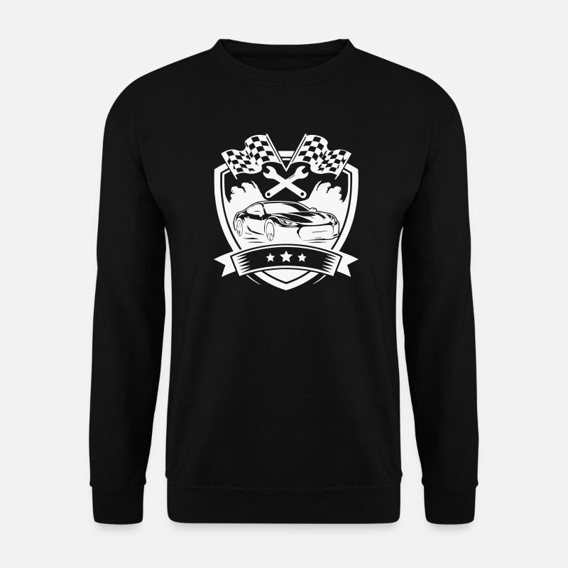 Auto KFZ Shield Logo - Unisex Pullover - Schwarz