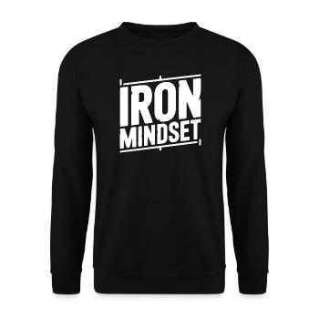 Eiserne Denkweise - Unisex Pullover - Schwarz - Vorne - Alina (178cm) & Michal (187cm)