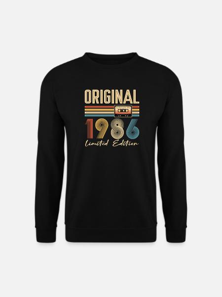 40-jähriges Jubiläum Originalgeschenk 1986 - Unisex Pullover - Schwarz
