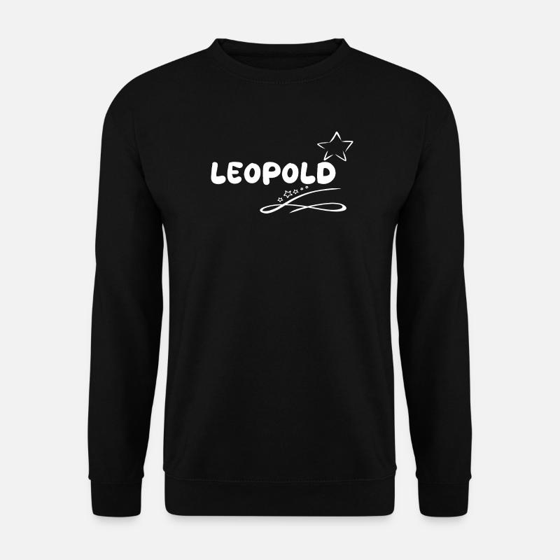 Leopold - Unisex Pullover - Schwarz