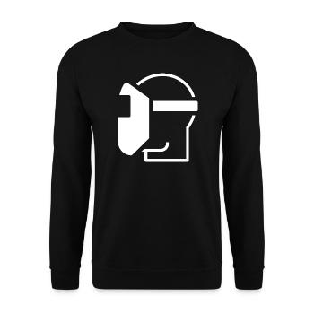 Welding, Welder, Welding Professional - Unisex Sweatshirt - black - Front - Alina (178cm) & Michal (187cm)
