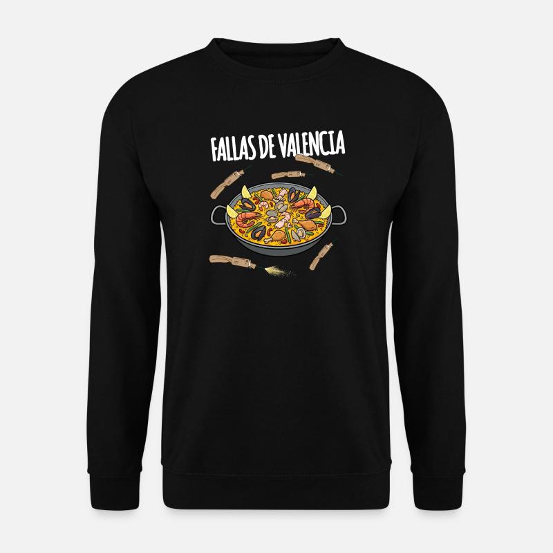Fallas De Valencia Paella - Unisex Sweatshirt - black
