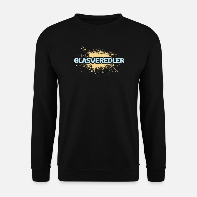 Geschenk für Glasveredler - Unisex Pullover - Schwarz