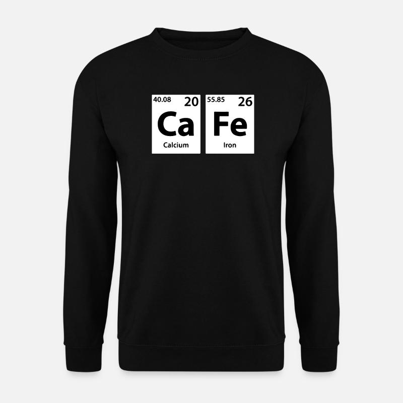 CaFe Chemistry Periodic Table - Unisex Pullover - Schwarz