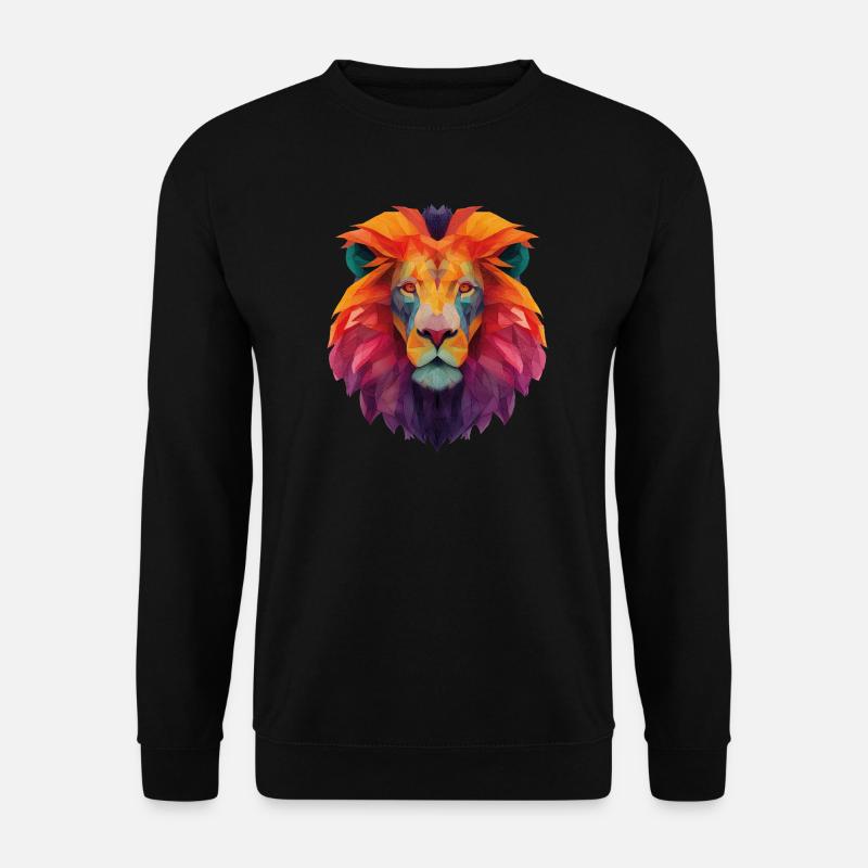 Löwe - Unisex Pullover - Schwarz